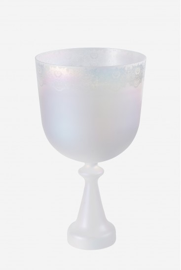 Crystalline Pearl - Chalice - Art Print - Crystal Singing Bowl