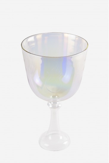 White Flame 440 or 432 Hz - Crystal Singing Bowl - Chalice