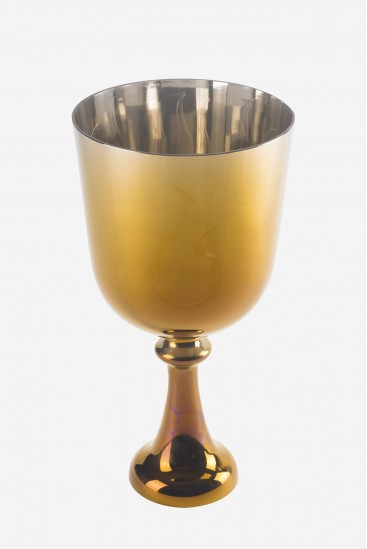 Golden Flame 440 or 432 - Crystal Singing Bowl - Chalice